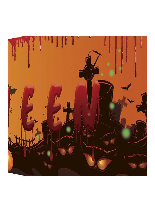 NIBEMINENT Happy Halloween Bloody Print Party Backdrop Hanging Banner - Image 5
