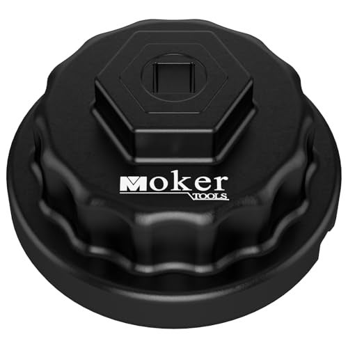 Moker Upgraded for Toyota Oil Filter Wrench, 64mm 14 Flute Aluminum Tool for Easy Oil Filter Removal, Compatible with Toyota, Lexus, and Scion Vehicles Equipped with 2.5L to 5.7L engines - Image 5