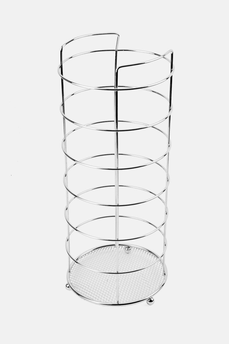 AMG Ring Toilet Paper Tissue Stand, Silver - Image 2