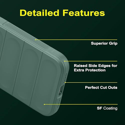 Casotec Back Cover for OnePlus Nord CE5 5G | Full Camera Protection | Liquid Silicon Case | Flexible Bumper Case for OnePlus Nord CE5 5G (Green) - Image 3