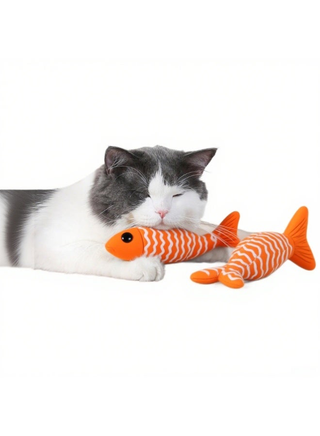 LumiArk Catnip Fish-Shaped Cat Toy Dog Toy Durable Material, Bite-Resistant design, Suitable for Cats and Dogs to Chew on, Interactive Teething Toy - Image 3