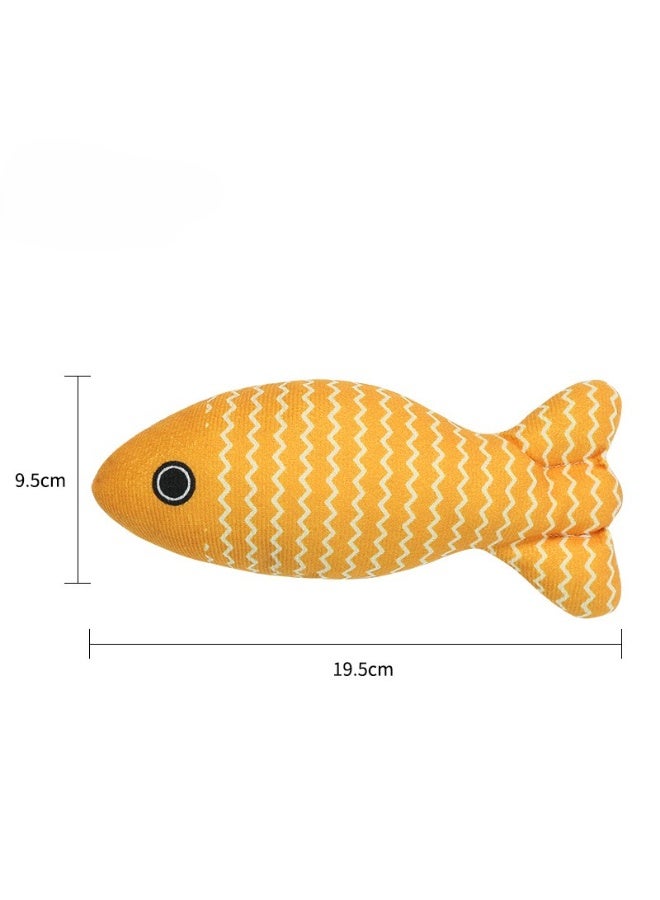 LumiArk Catnip Fish-Shaped Cat Toy Dog Toy Durable Material, Bite-Resistant design, Suitable for Cats and Dogs to Chew on, Interactive Teething Toy - Image 2