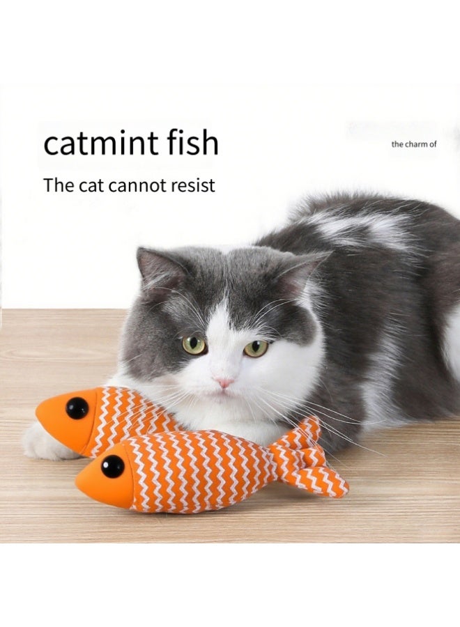LumiArk Catnip Fish-Shaped Cat Toy Dog Toy Durable Material, Bite-Resistant design, Suitable for Cats and Dogs to Chew on, Interactive Teething Toy - Image 1