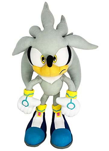 Great Eastern Entertainment Great Eastern GE98960 Sonic The Hedgehog 13 Plush Doll Silver - Image 1