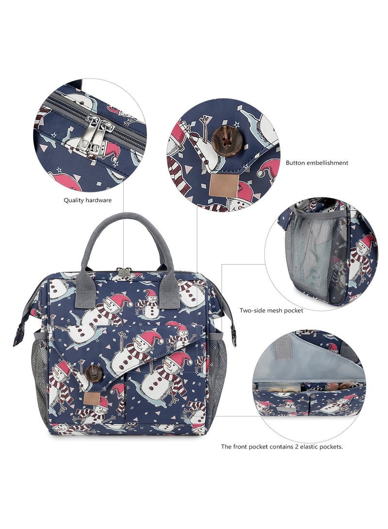 Portable Waterproof Mommy Handbag Durable Anti Dirty Handheld Baby Care Tote Bag for Outdoor Daily Outings - Image 2