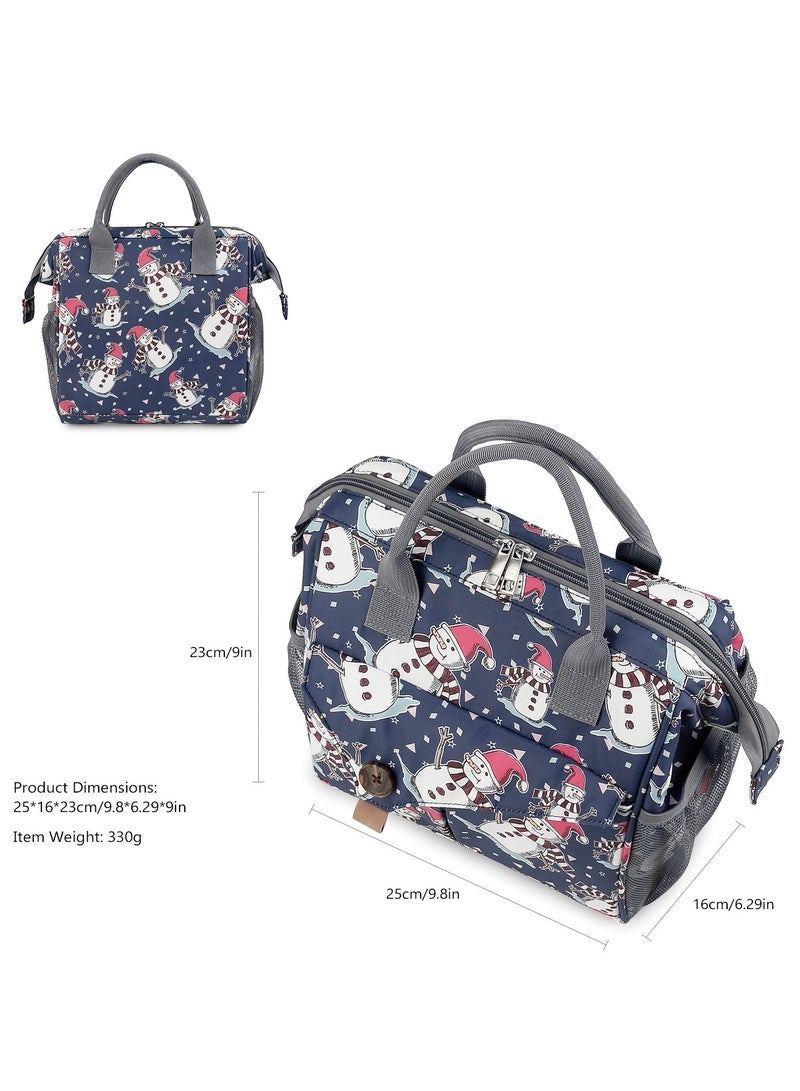 Portable Waterproof Mommy Handbag Durable Anti Dirty Handheld Baby Care Tote Bag for Outdoor Daily Outings - Image 3