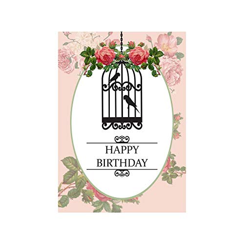 PrettyurParty Pretty UR Party Pink Floral and Bird Cage Party decorations Kit - 80 pcs includes Banner, balloons, thank you, centerpiece, danglers, Floral Party Supplies, Boho Birthday Decor, DIY Décor Pack for kids, girls, Teens - Image 4
