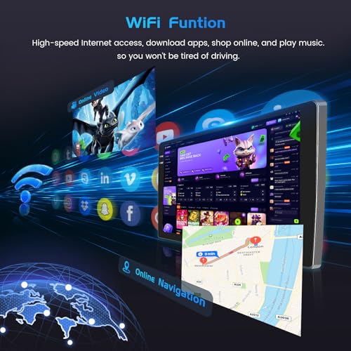 Inefala 4G 128G for Toyota Fortuner Hilux 2005-2014 Radio CarPlay 9" Incell Touchscreen Car Stereo Android 15 Android Auto Bluetooth 5.0 GPS WiFi 15UI Backup Camera - Image 5