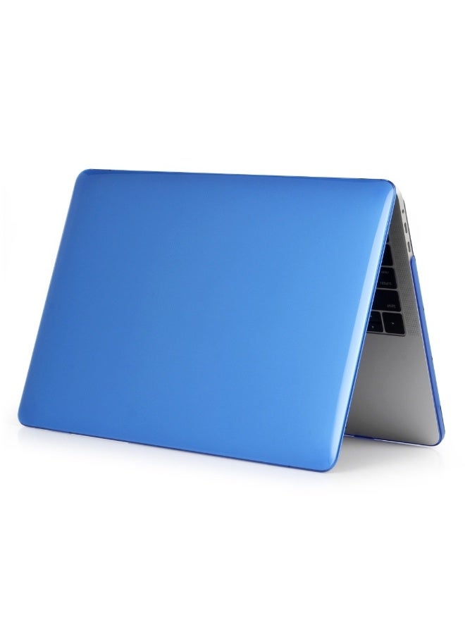 matte Designed Hard Case compatible with Macbook pro 14.2" Inch A2442 / A2779 /A2992/A3112/A3185/A3401 - Blue - Image 2