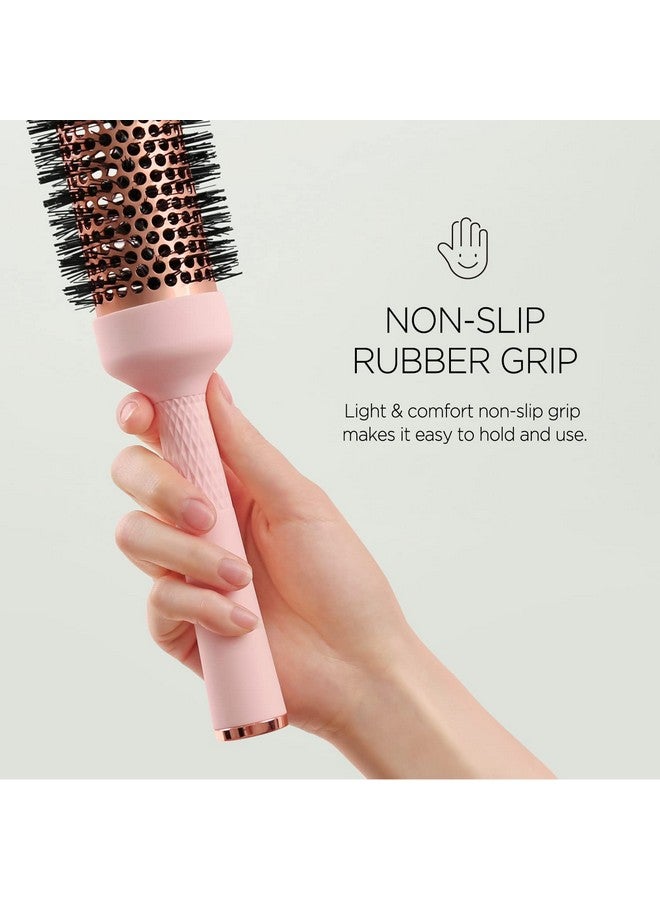 F3 systems Magic Curling Thermal Brush(1.7 Inch) Cut Drying Timeselfstanding Round Quick Styling Brush Great Blowout Ceramic Coated/Ionic Thermal Barrelblowout Volume Wave Styler - Image 5
