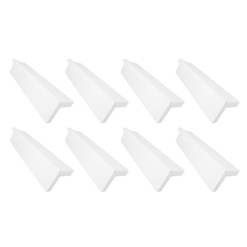 8Pcs Aluminum Siding Corners with Metal Nails Trim Outside Corner Caps for Mobile Home House Exterior - Image 4
