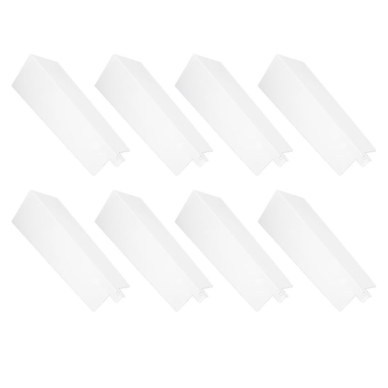 8Pcs Aluminum Siding Corners with Metal Nails Trim Outside Corner Caps for Mobile Home House Exterior - Image 1