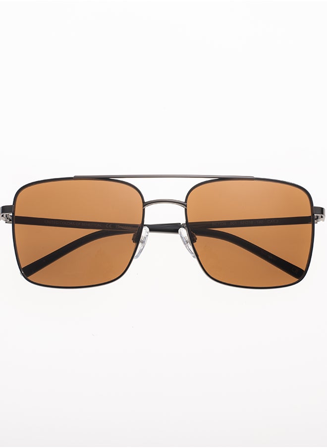 Benetton Men's Aviator Sunglasses - BE7036 - Lens Size: 57 Mm  - Image 1