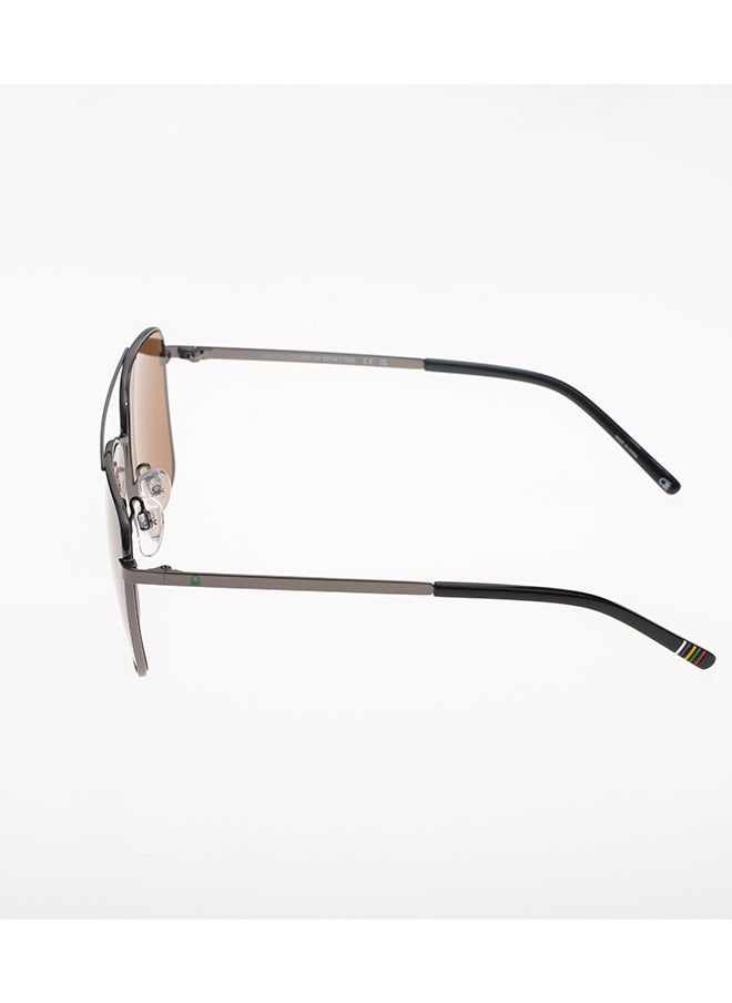 Benetton Men's Aviator Sunglasses - BE7036 - Lens Size: 57 Mm  - Image 4