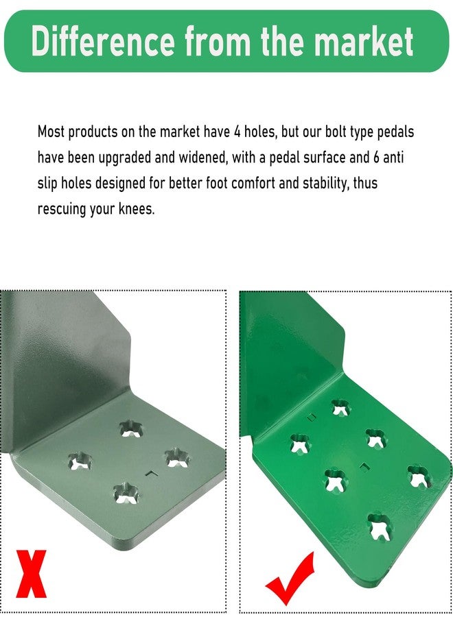 SUONE Bolt On 6" Tractor Driver Step,Widening The Pedal Compatible with John D-eere 120 1023E 1025R 1026R - Image 3