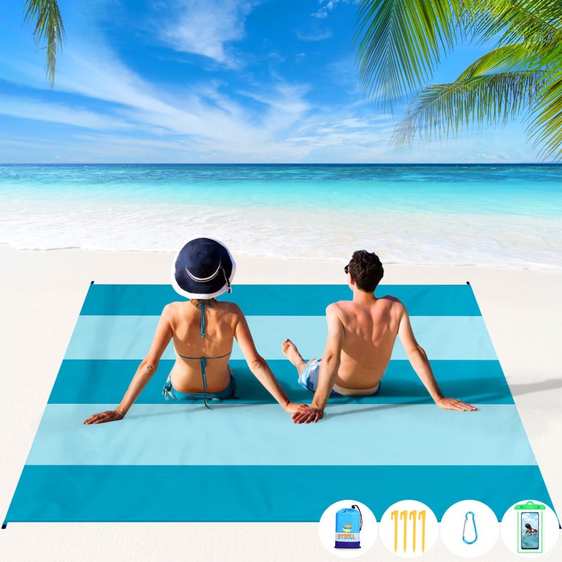 BYDOLL BYDOLL Beach Blanket 10X9 Waterproof Sandproof Suits18 Adults Oversized Lightweight Large Blanket Picnic Mat for Beach Sand Free Travel Camping Hiking Picnic 
