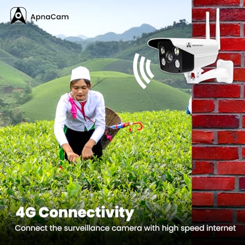 ApnaCam WiFi Bullet IP 3MP Wireless Waterproof Color Night Vision Two-Way Audio Cloud Storage Outdoor Bullet Security Camera - Image 3