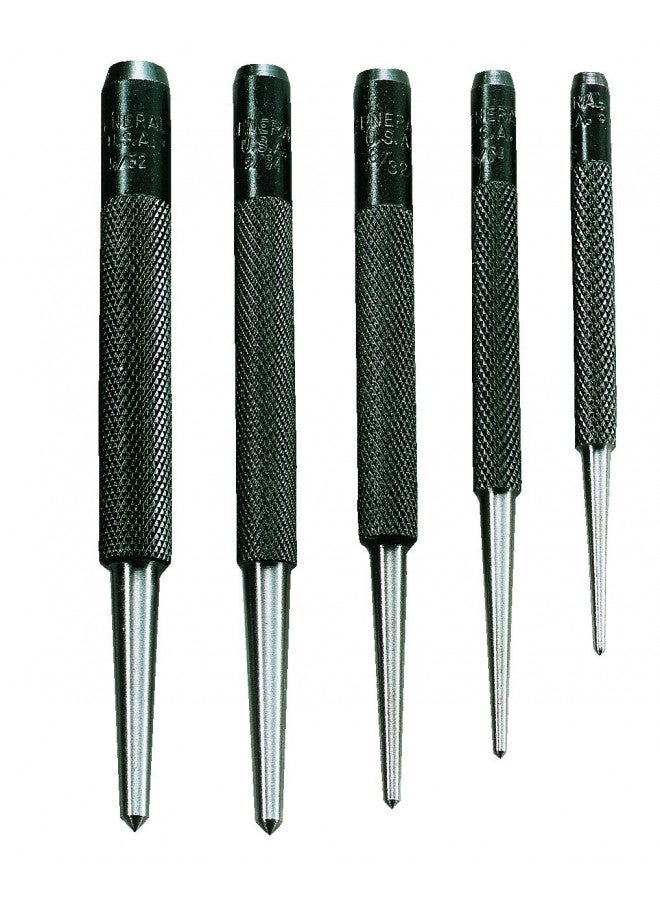 General Tools General Tools Round Shank Center Punches #SPC74, Set of 5 from 1/16 in. to 5/32 in. 