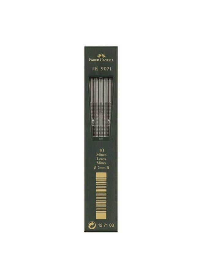 FABER-CASTELL - 10 Mechanical Pencil Leads 3B - Image 1