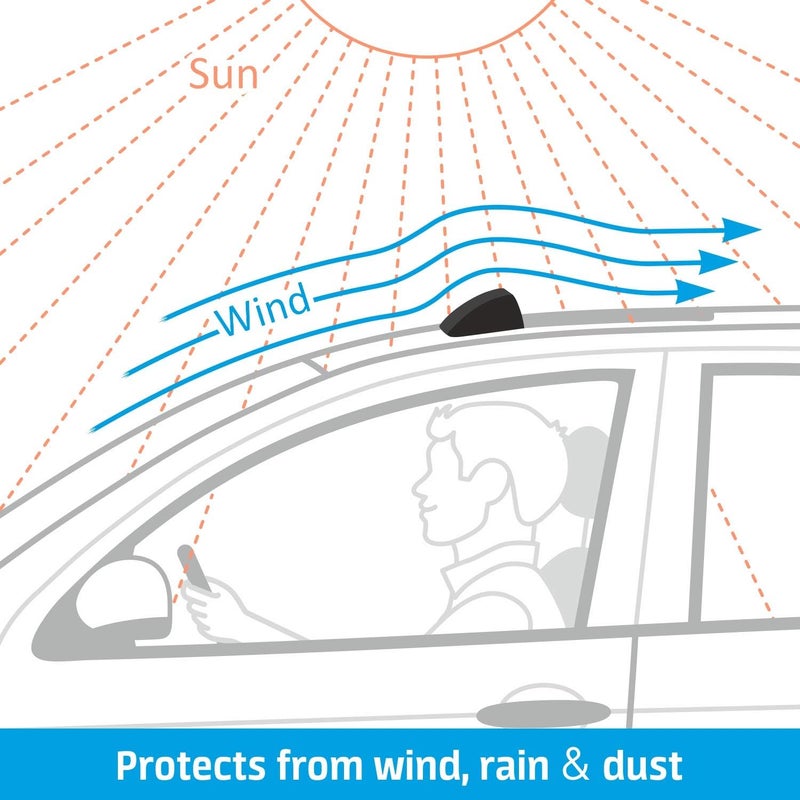 CLIM ART Universal Sunroof Moonroof Wind Deflector 37.8" - Low Profile Roof Visor Shade Guard - Image 5
