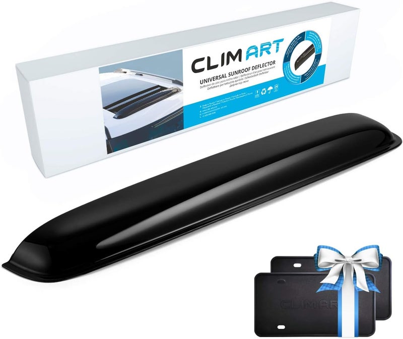 CLIM ART Universal Sunroof Moonroof Wind Deflector 37.8" - Low Profile Roof Visor Shade Guard - Image 1
