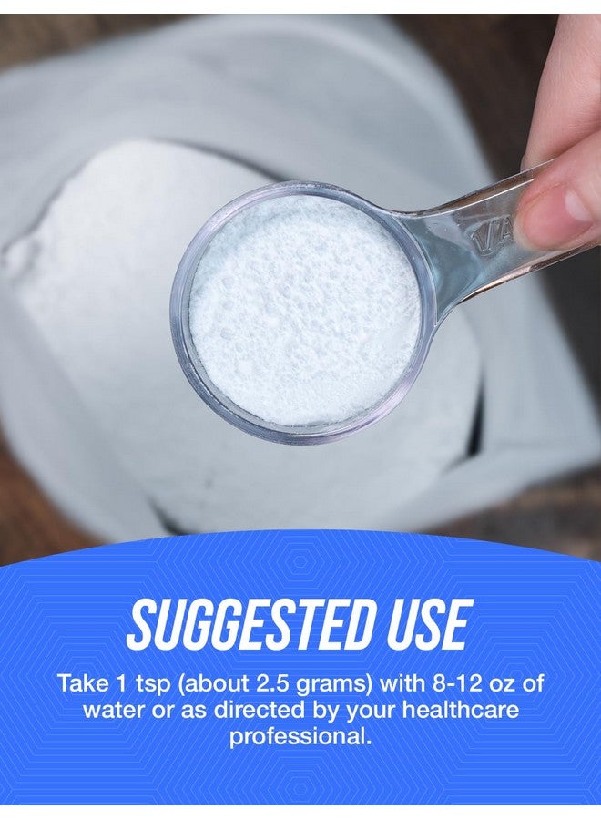 BulkSupplements.com Magnesium Malate Powder - Magnesium Supplements, High Bioavailabilty - Unflavored & Gluten Free, 2.5g per Serving, 500g (1.1 lbs) (Pack of 1) - Image 4