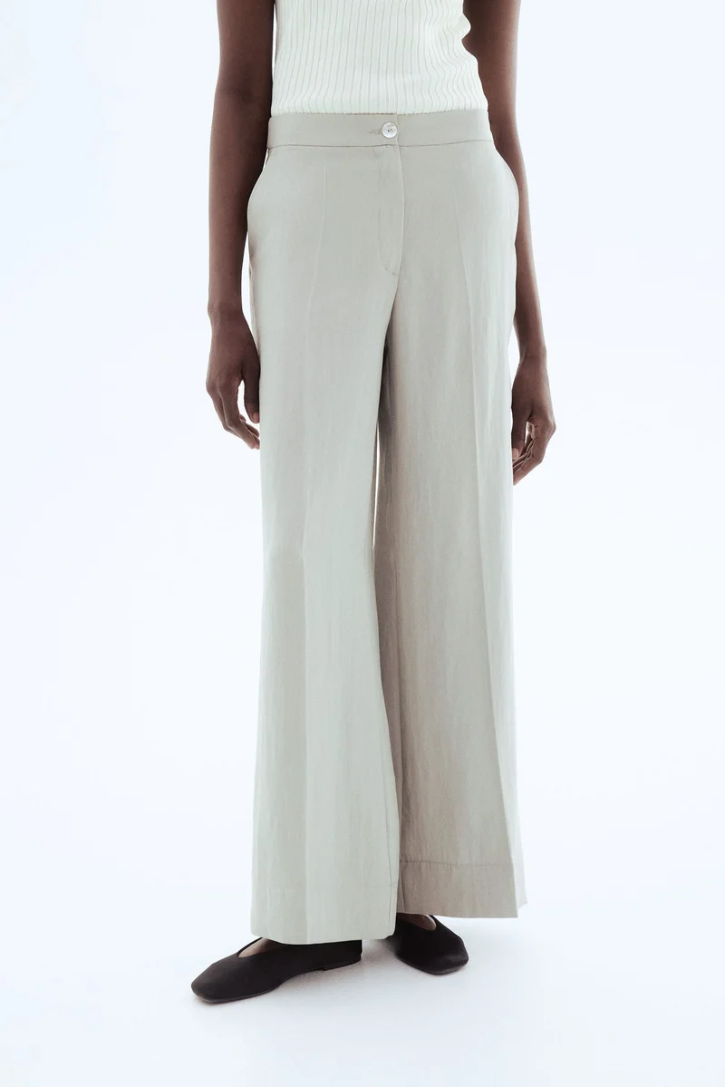 H&M Wide tailored trousers
