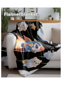 General Flannel thin blanket (warm and comfortable, suitable for sleep, gaming, dust removal and sandproof) 150cm*200cm - 282  - Image 1