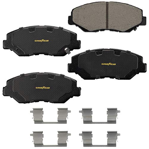Goodyear Brakes GYD914P | Premium Ceramic Front Brake Pads fits Acura ILX 15-13; Honda Accord 17-03, Civic 20-13, CR-Z 2016, Fit 14-13 - Image 2