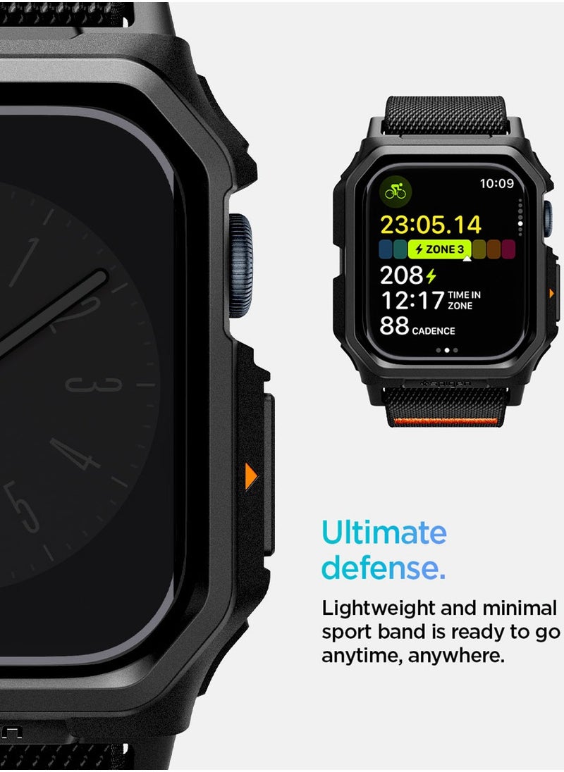 Spigen Lite Fit Pro for Apple Watch Series 10 (46mm) Case with Band - Matte Black  - Image 3
