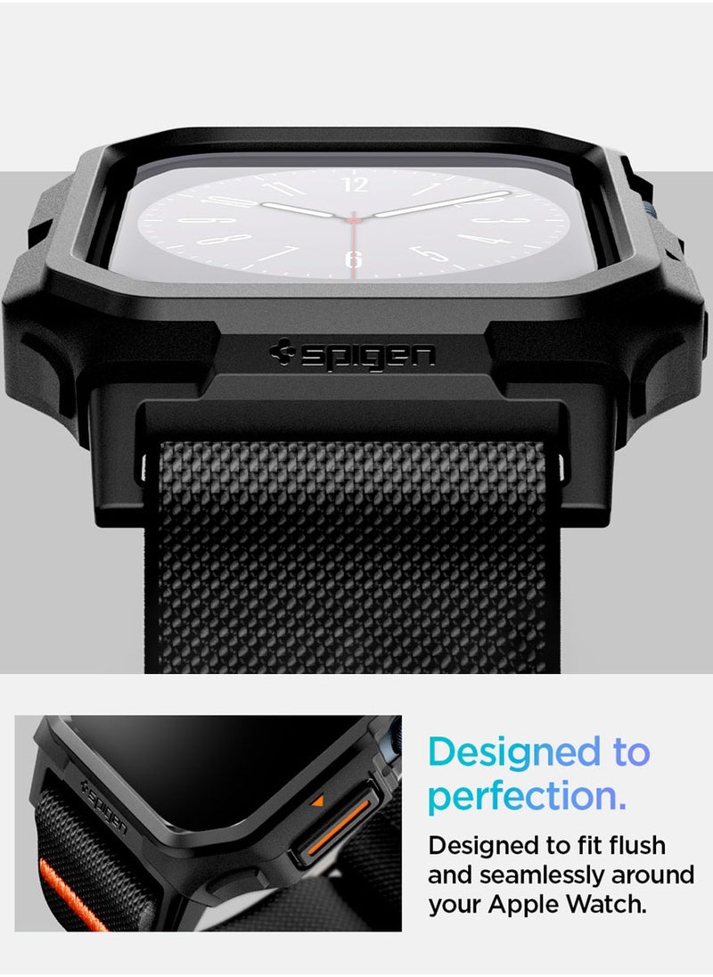 Spigen - Lite Fit Pro for Apple Watch Series 10 (46mm) Case with Band - Matte Black - Image 1