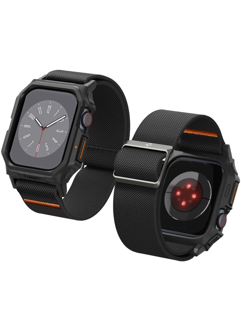 Spigen - Lite Fit Pro for Apple Watch Series 10 (46mm) Case with Band - Matte Black - Image 1