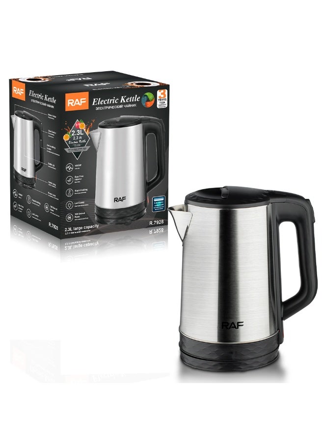 RAF 2.0L Stainless Steel Inner Container Electric Water Heater Quick Pot Household Automatic Power-off Water Heater - Image 3