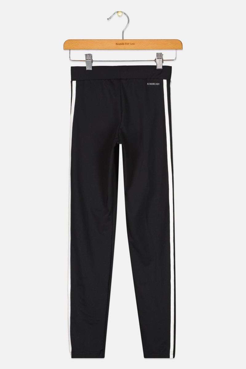 Adidas ليغينغز خارجية للبنات من ماركة، أسود - Image 2