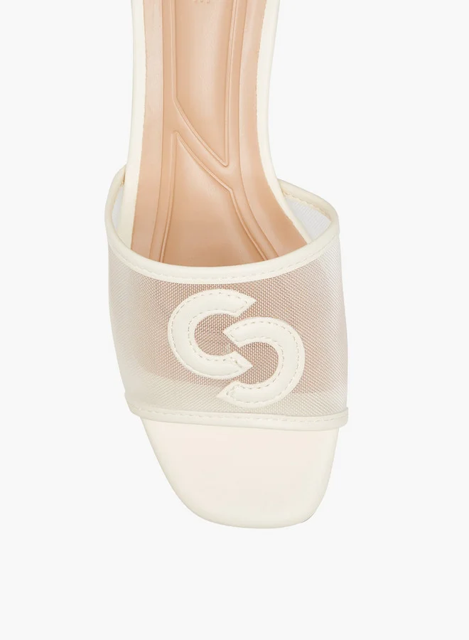 Celeste Women's Textured Slip-On Sandals with Block Heels