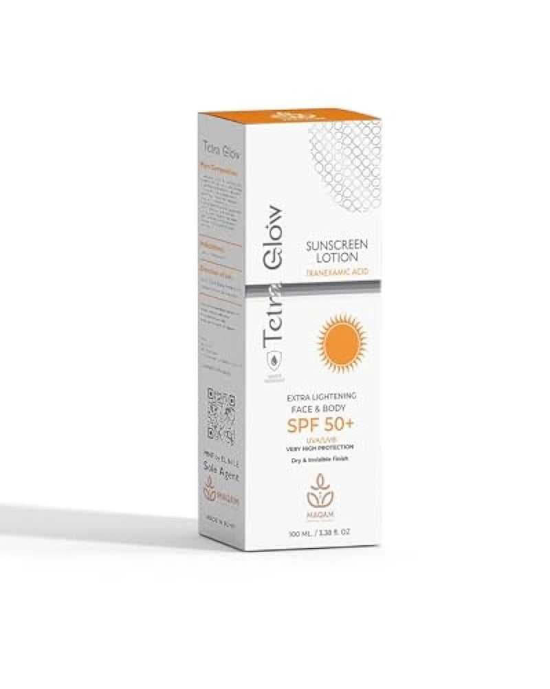 Tetra Glow Sunscreen Lotion, improves skin barrier & provides extra Lightening for Face & Body, 100 ml - Image 3