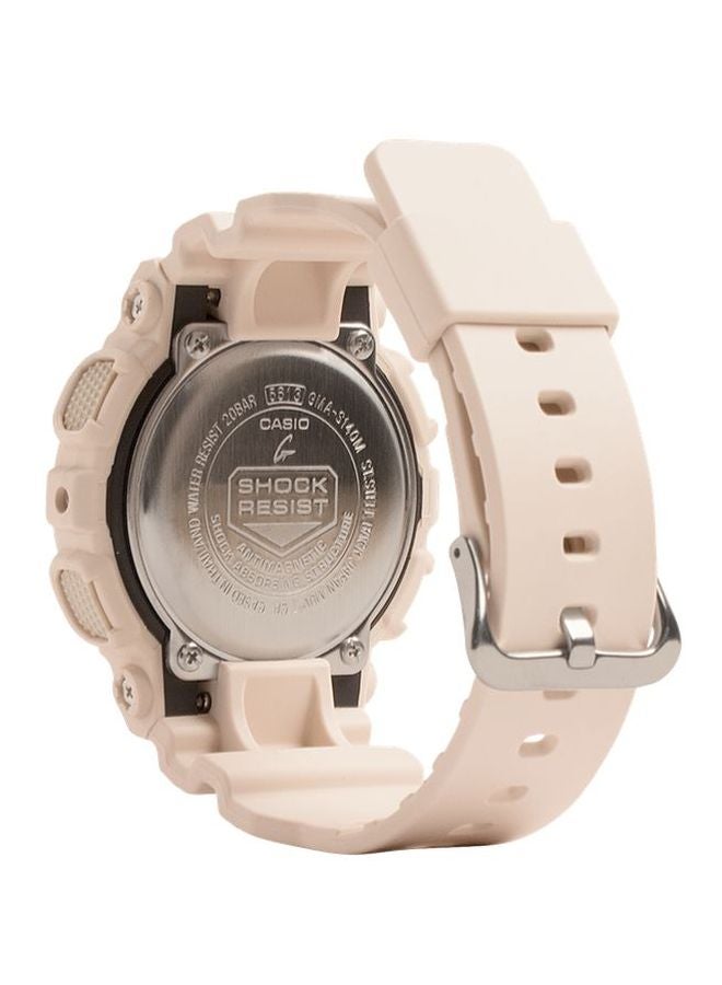 CASIO Women G-Shock Resin Analog And Digital Watch GMA-S140M-4ADR - Image 2