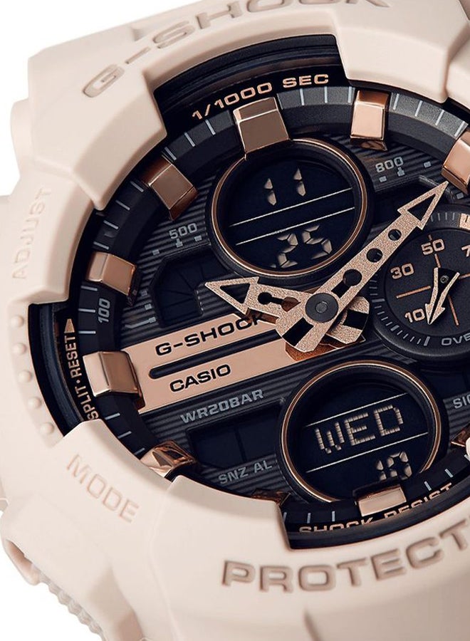 CASIO Women G-Shock Resin Analog And Digital Watch GMA-S140M-4ADR - Image 5