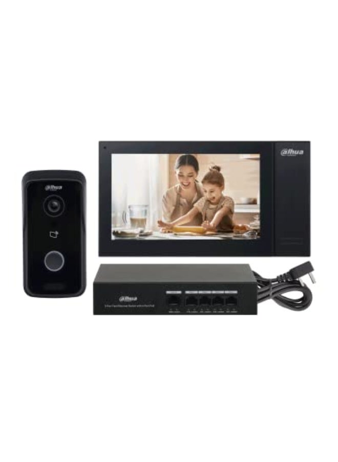 داهوا Dahua IP Villa Door Station & Indoor Monitor DHI-KTP02 Compatible with JK Vision BNC - Image 4