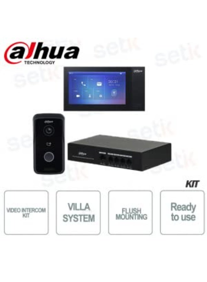 داهوا Dahua IP Villa Door Station & Indoor Monitor DHI-KTP02 Compatible with JK Vision BNC - Image 5
