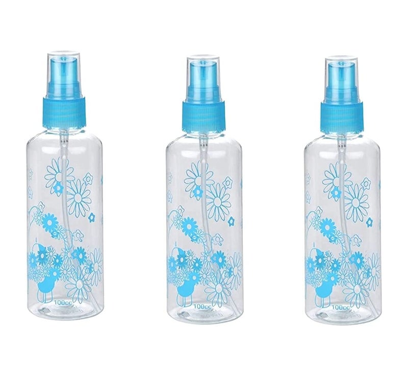 AmigozZ Set of 12pc Empty Cute Bear Floral Refillable Fine Mist Spray Bottles of 100ml Each Mix Color and Design - Image 3