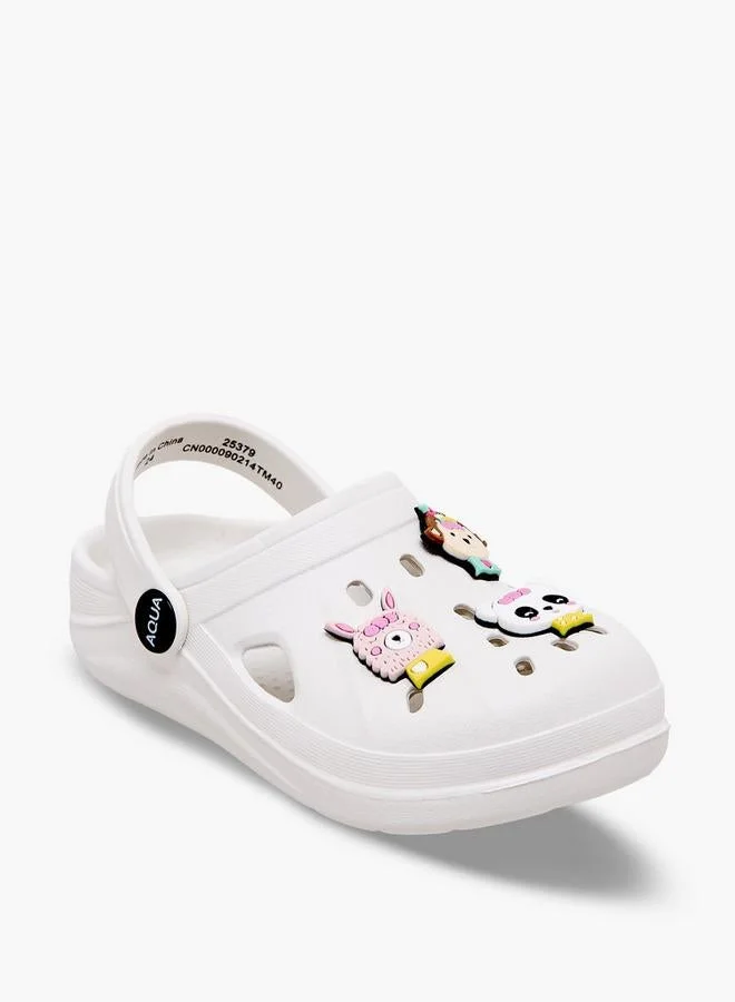 أكوا Girls Jibbitz Clogs