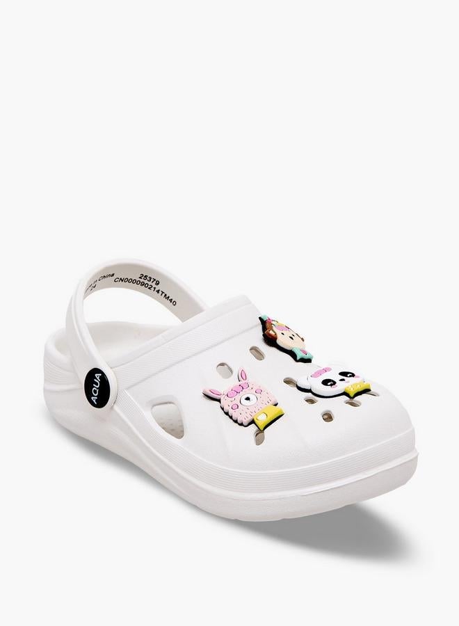 Aqua Girls Jibbitz Clogs - Image 2