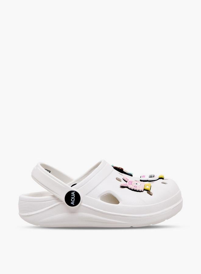 Aqua Girls Jibbitz Clogs - Image 1