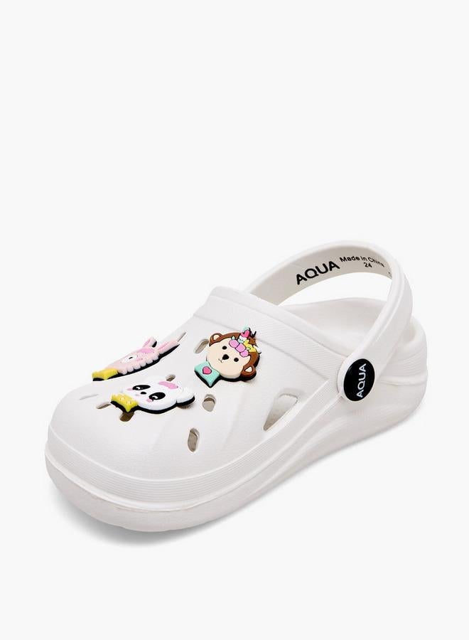 Aqua Girls Jibbitz Clogs - Image 4