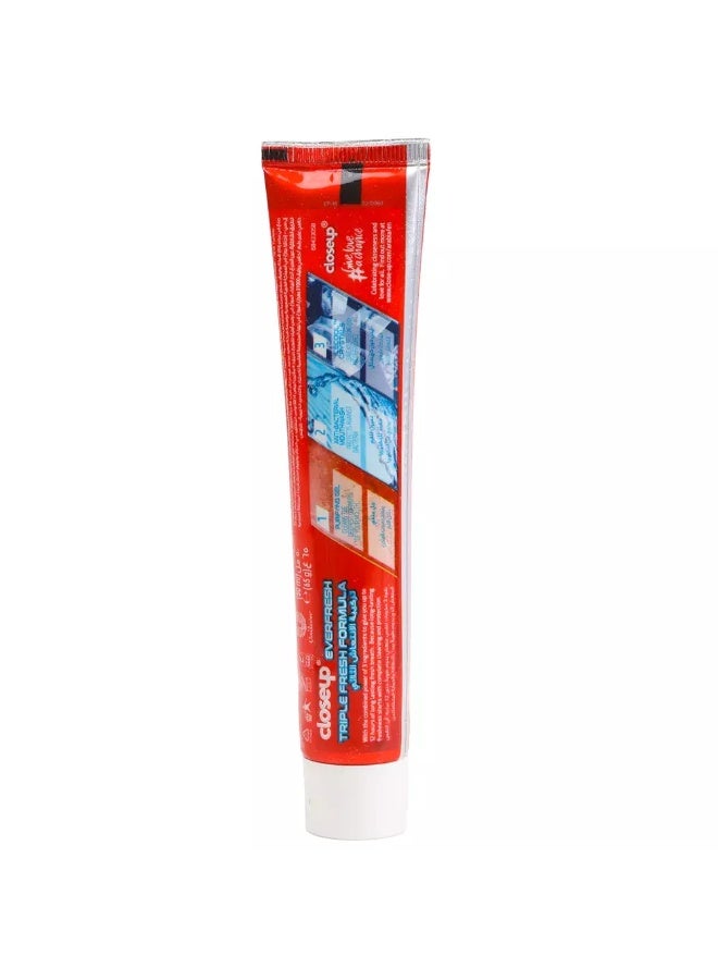 Closeup Antibacterial Triple Fresh Formula Toothpaste Red Hot- 50ml - Image 4