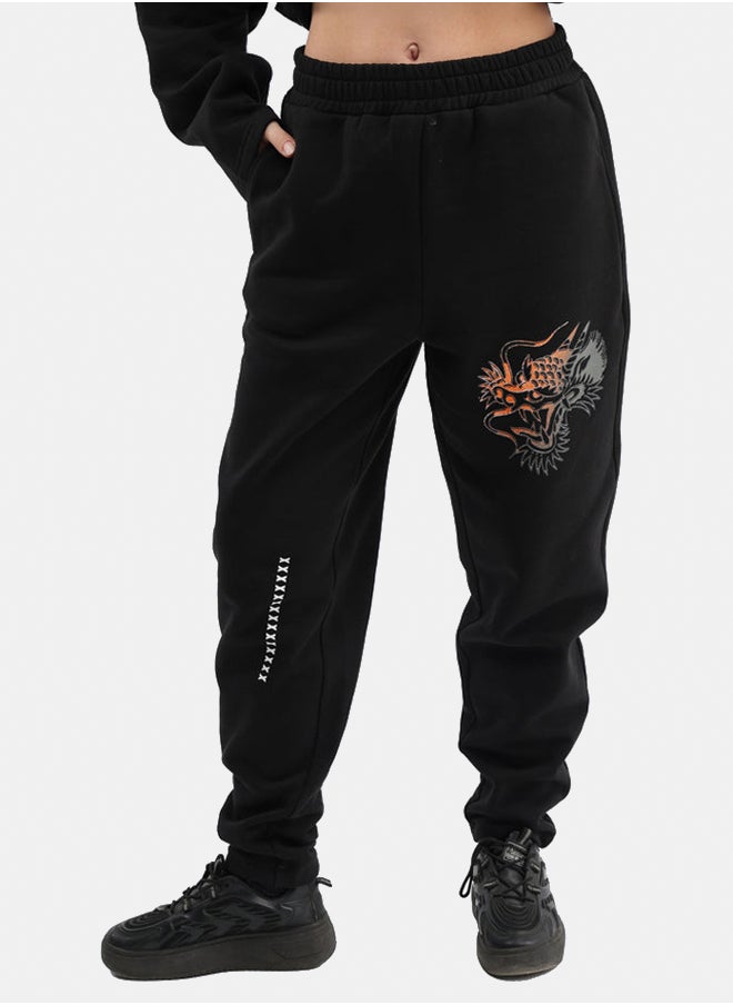 ASTK Wide relaxed printed jogger  - Image 1