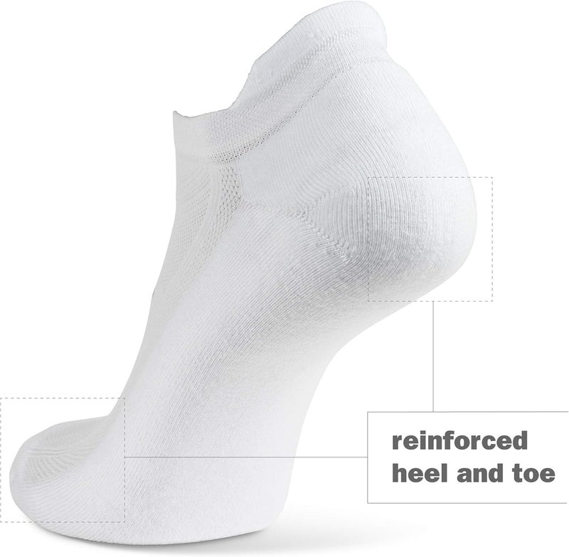 Balega Hidden Comfort Performance No Show Athletic Running Socks for Men and Women (1 Pair), Charcoal, Large - Image 4