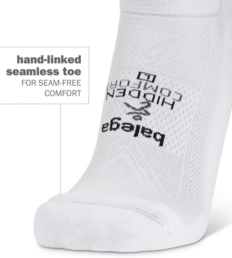 Balega Hidden Comfort Performance No Show Athletic Running Socks for Men and Women (1 Pair), Charcoal, Large - Image 2