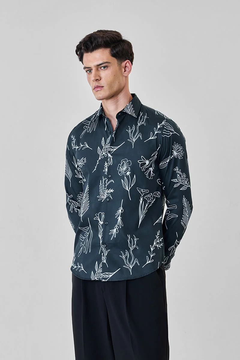 SNITCH Slim Fit 100% Cotton Luxe Shirt